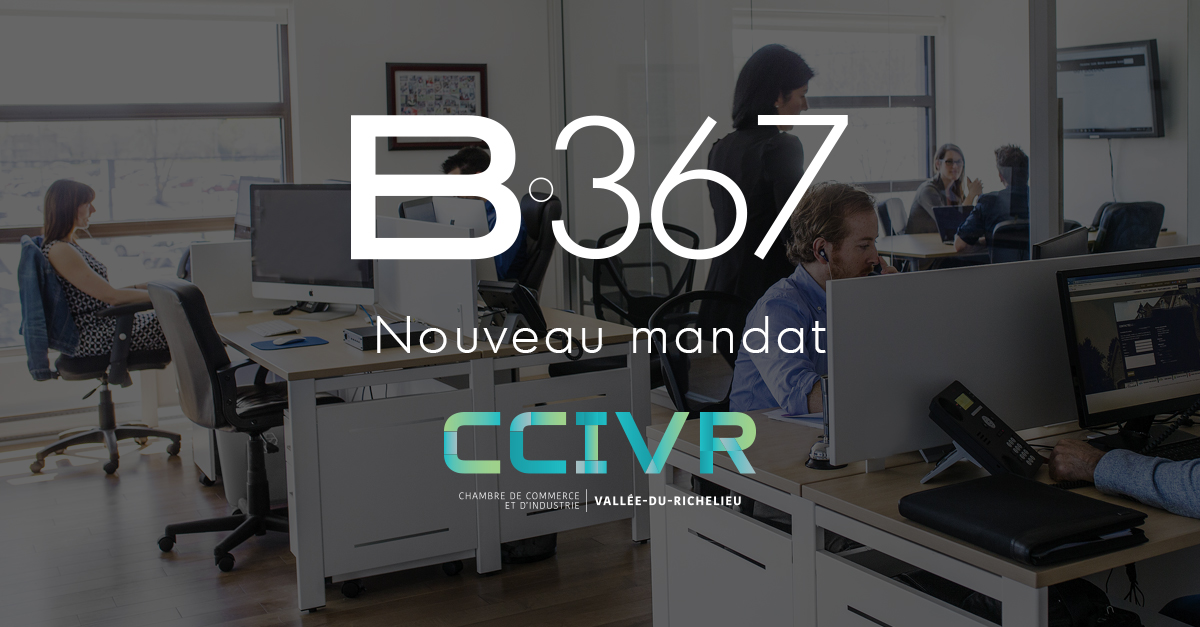 La CCIVR retient Agence B-367 pour sa refonte Web.