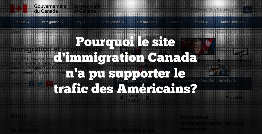 Pourquoi Immigration Canada n’a pu supporter le trafic des Américains?